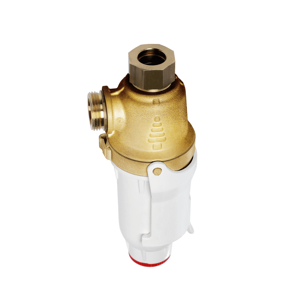 Filtru magnetic cu sita metalica DIMA BRASS, insertie alama, microfiltrare 5 microni, conectare 3/4 inch, pentru instalatii termice