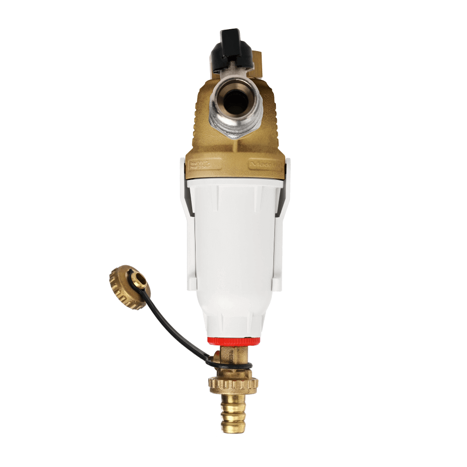 Filtru magnetic cu sita metalica DIMA BRASS, insertie alama, microfiltrare 5 microni, conectare 3/4 inch, pentru instalatii termice