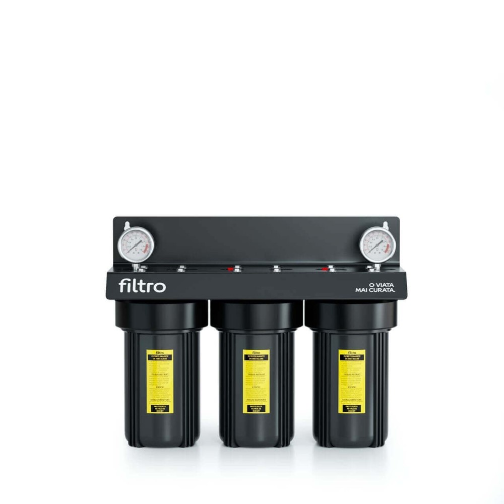Sistem de filtrare cu 3 carcase FILTRO BIG BLACK 10