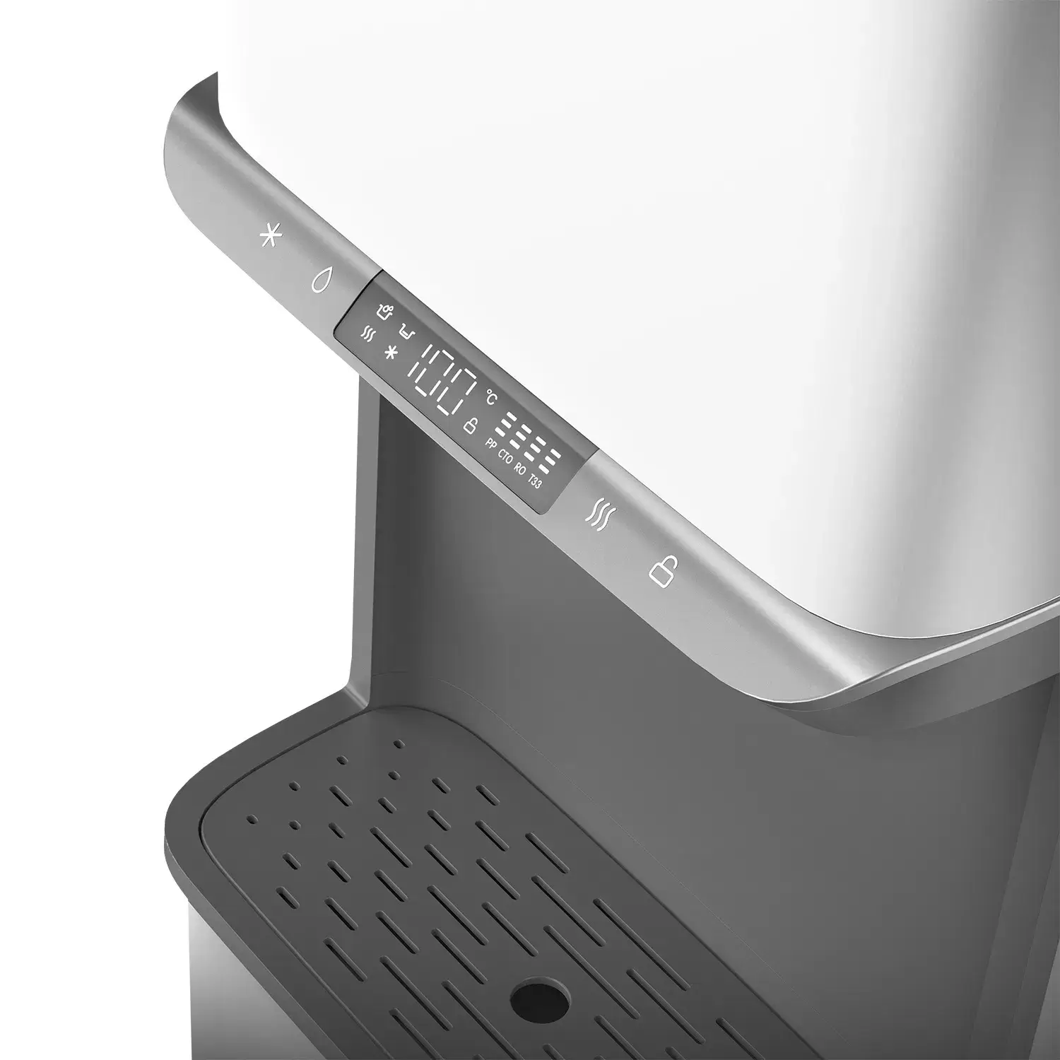 Purificator dozator de apa FILTRO Glaciar Pure, osmoza inversa 150 GPD in 5 stadii, sterilizare UVC-LED in bazin, racire cu compresor si incalzire, alimentare de la retea sau bidon