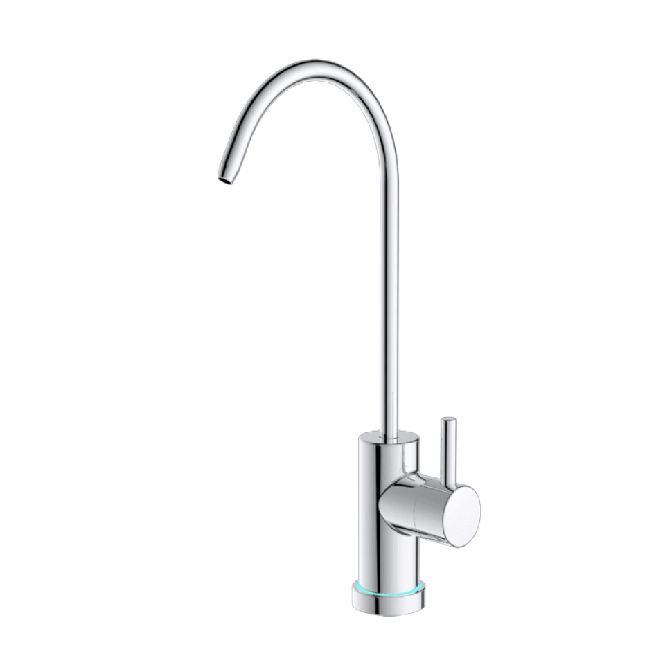 Sistem de osmoza inversa cu debit direct Ecosoft Cross90 Balance, membrana 600 GPD, 4 stadii de filtrare, pompa booster inclusa, remineralizare cu calciu, cartuse twist si indicator schimb consumabile