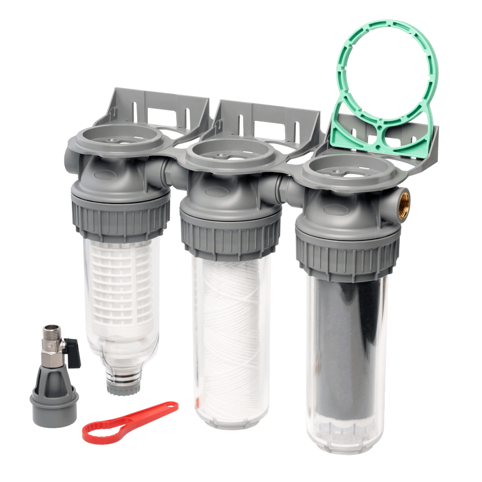 Sistem de filtrare Ecosoft 3P Grey Triplex 10