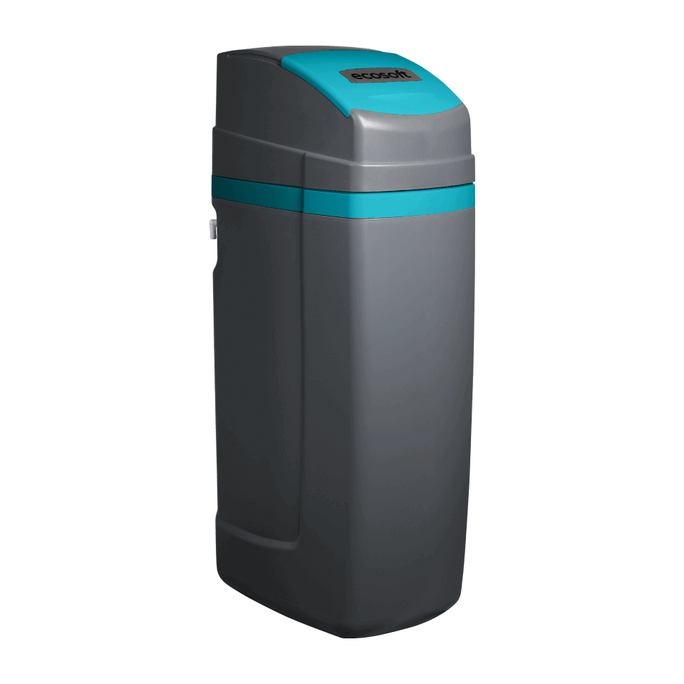 Statie de dedurizare tip cabinet Ecosoft Titanium Azure 370, 37 litri rasina Dowex HCRS/S, valva Clack WS1 CE, debit nominal 2.6 m3/ora, tanc 12x35 inch
