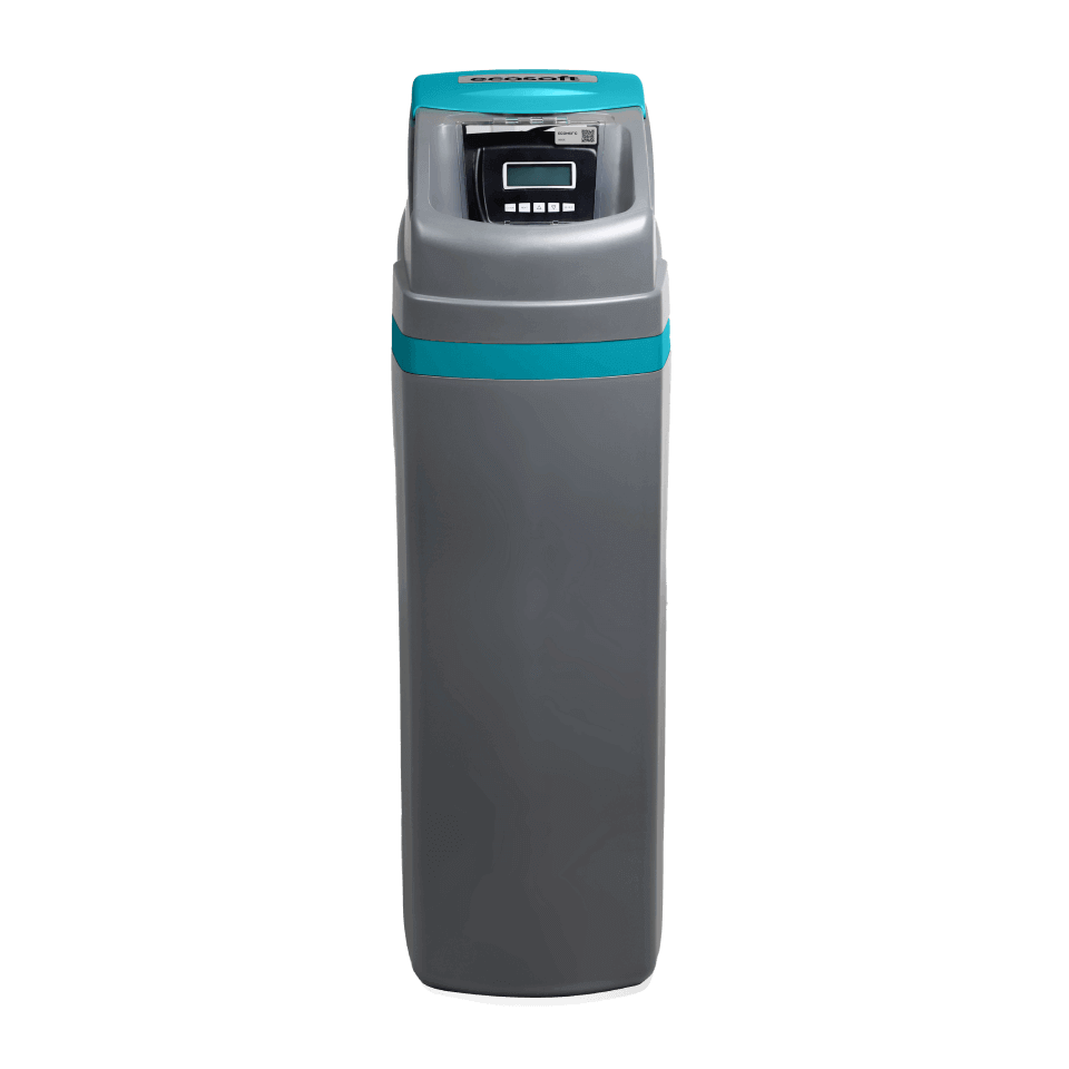Statie de dedurizare tip cabinet Ecosoft Titanium Azure 370, 37 litri rasina Dowex HCRS/S, valva Clack WS1 CE, debit nominal 2.6 m3/ora, tanc 12x35 inch
