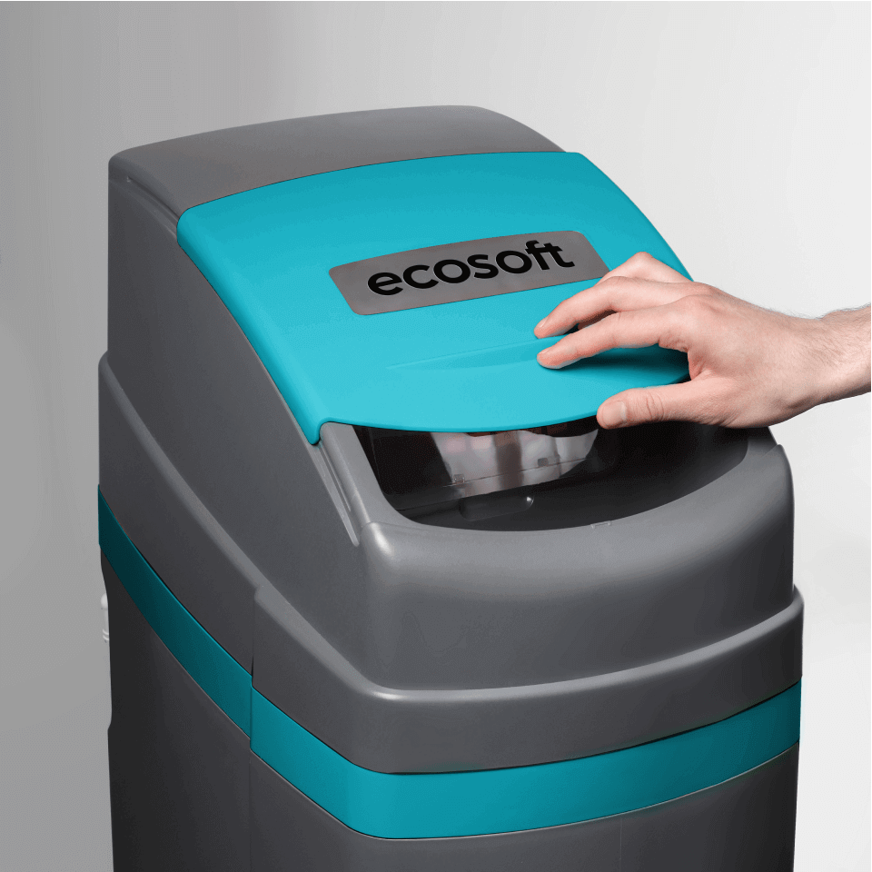 Statie dedurizare tip cabinet Ecosoft Titanium Azure 250, 25 litri rasina Dowex HCRS/S, valva Clack WS1 CE, debit nominal 1.8 m3/ora, tanc 10x35 inch