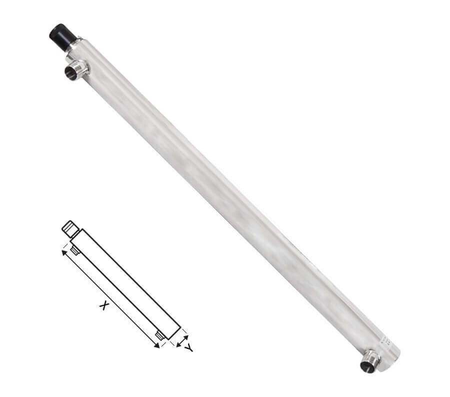 Sterilizator UV apa PureTECH UVC55A, putere lampa 55W, debit 2.8 m3/h, conexiune 3/4