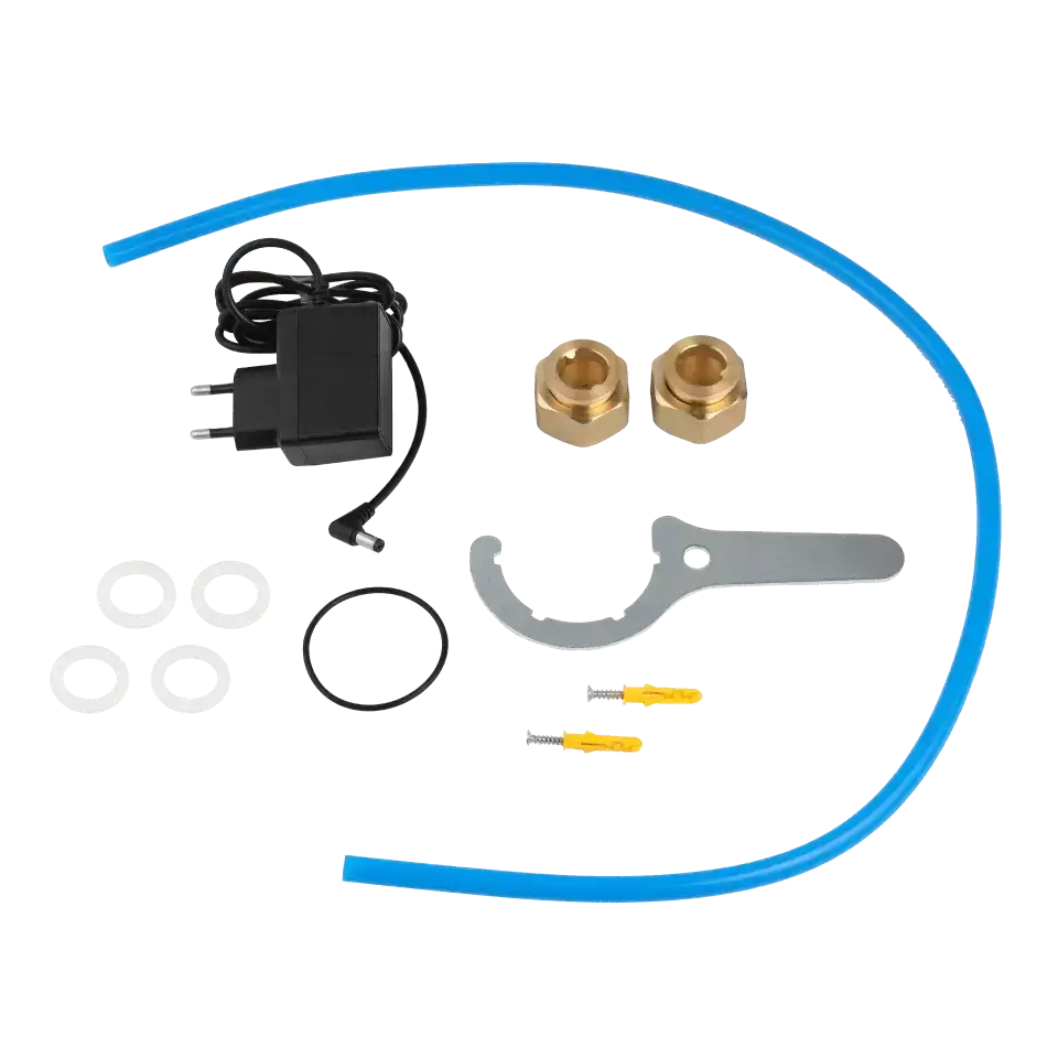 Filtru sedimente cu spalare automata Ecosoft TXHES3, conexiune 1 tol, regulator de presiune integrat, grad de filtrare 40 microni