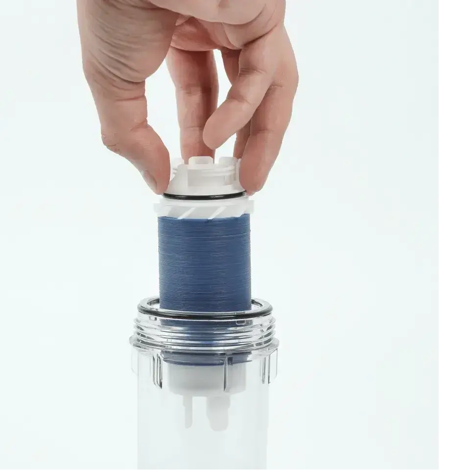 Filtru sedimente cu spalare manuala Ecosoft TXHES2, conexiune 1 tol, grad filtrare 40 microni, indeparta nisip, murdarie si rugina