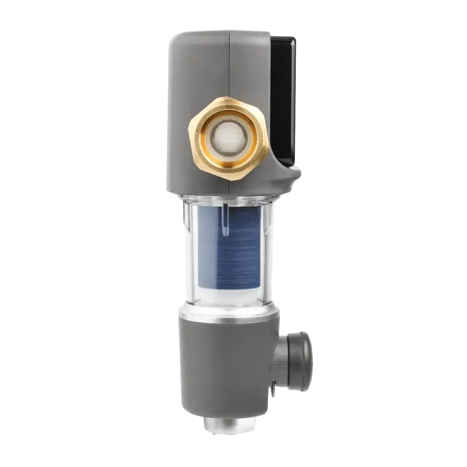 Filtru sedimente cu spalare manuala Ecosoft TXHES2, conexiune 1 tol, grad filtrare 40 microni, indeparta nisip, murdarie si rugina