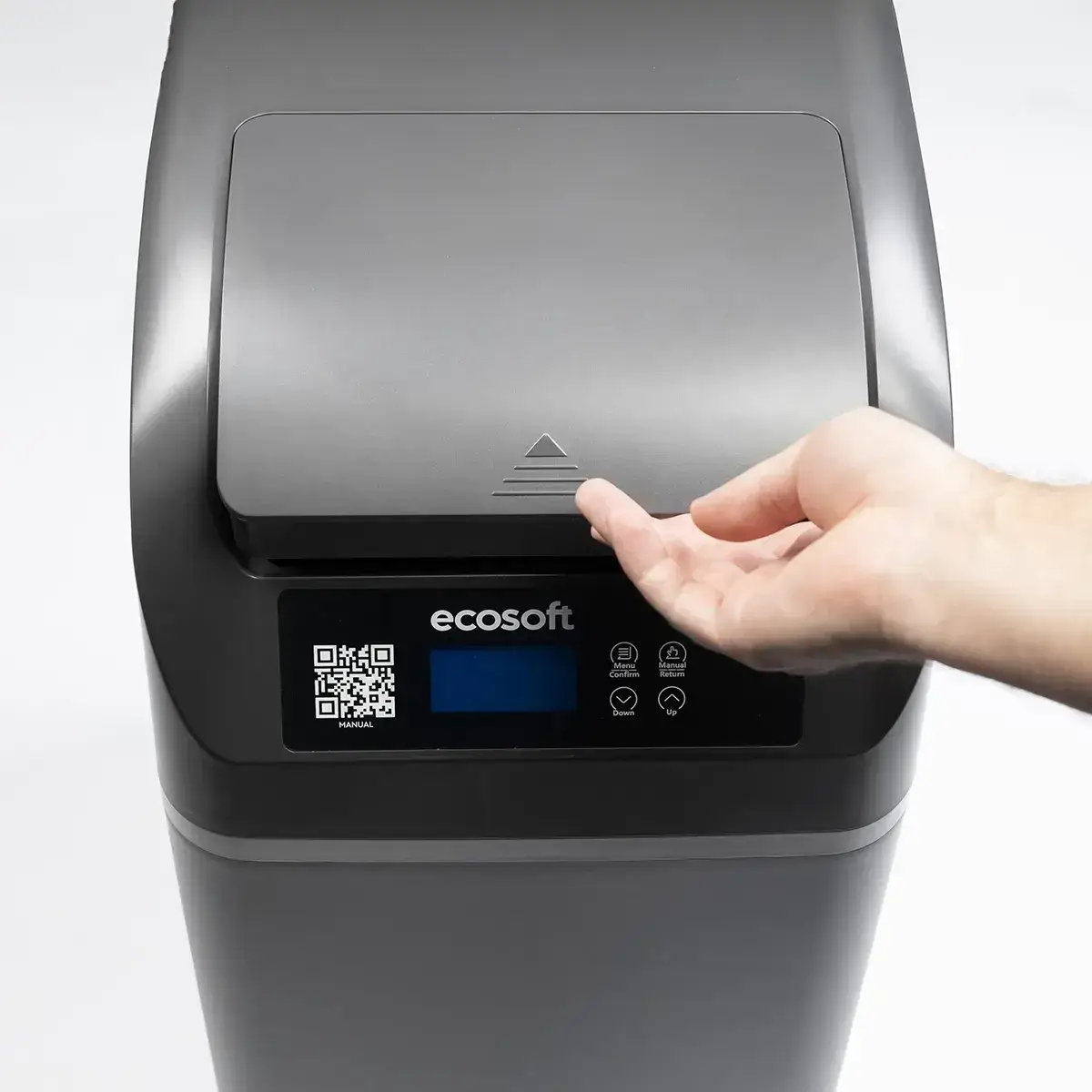 Statie dedurizare apa Ecosoft CUBE 250, tip cabinet, 25 litri rasina, debit nominal 2.5 m3/h