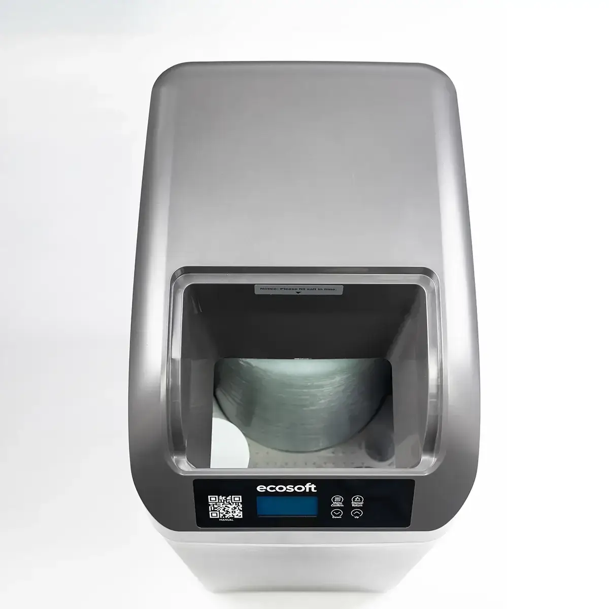 Statie dedurizare apa cabinet Ecosoft CUBE 150, tehnologie schimb ionic, 15 litri rasina, debit nominal 2 m2/h