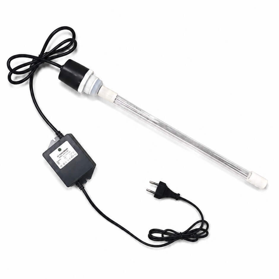 Sterilizator UV submersibil PureTECH 15W, carcasa inox SS304, lampa UV-C 253.7 nm, pentru bazine de 100-500 litri