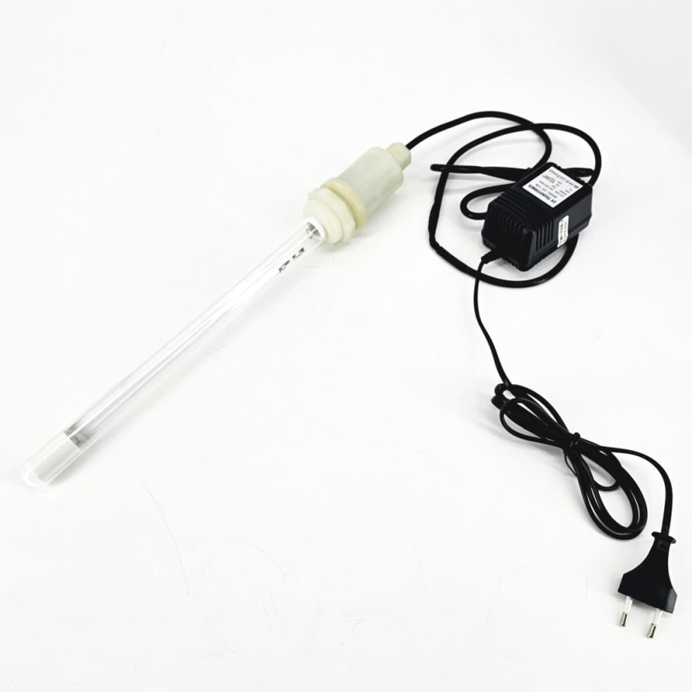 Sterilizator UV submersibil PureTECH 15W, carcasa inox SS304, lampa UV-C 253.7 nm, pentru bazine de 100-500 litri