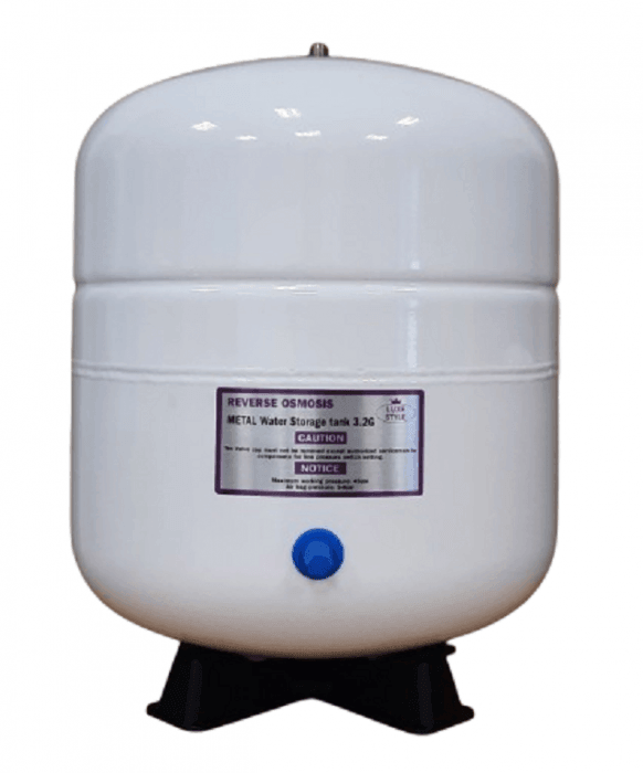 Rezervor stocare apă PureTECH TANK-METAL-6G, capacitate totală 22 litri, volum util 10.5 litri, presiune 4 bar