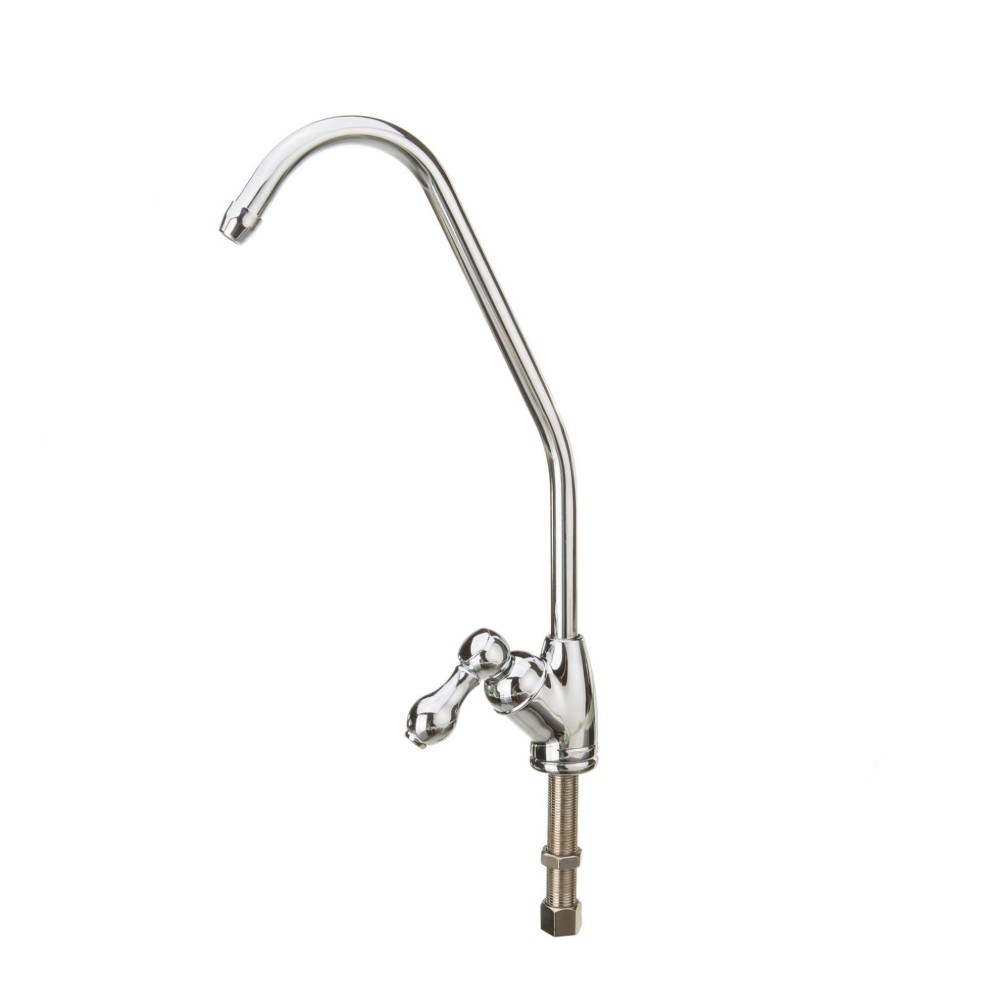 Robinet bucatarie PureTECH FILTRO pentru apa filtrata, monocomanda cu cartus ceramic, pipa inalta pivotanta 360°, montare pe blat, finisaj cromat