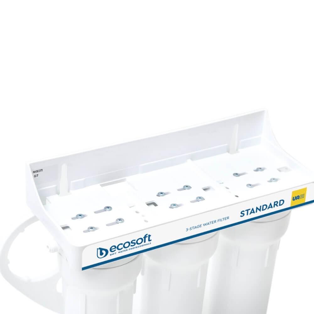 Sistem de microfiltrare Ecosoft FMV3ECO, 3 stadii cu dedurizare, filtrare 5 microni, montaj sub chiuveta fara bazin