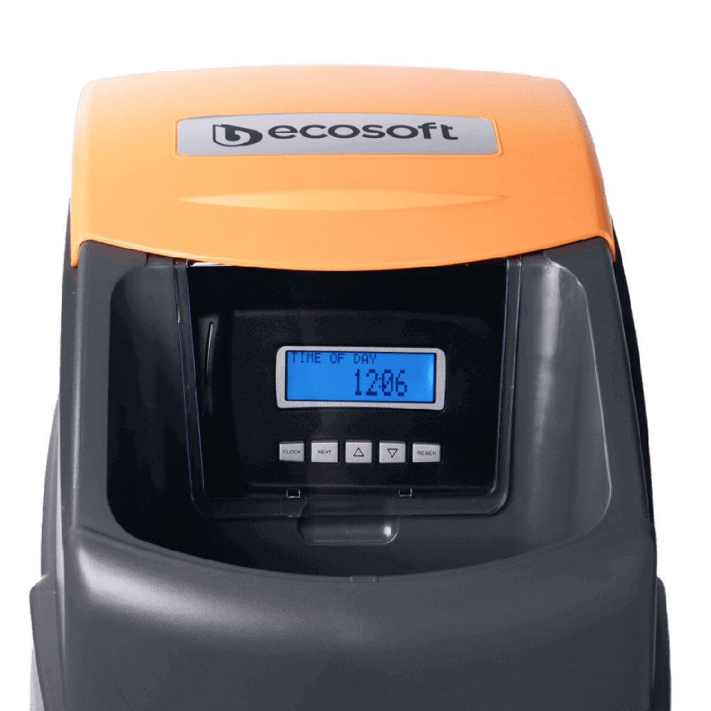 Sistem cabinet dedurizare si filtrare Ecosoft Titanium Gold 370, 37 litri Ecomix C, valva Clack WS1 CE, debit 1.8 m3/h, 5 stadii de filtrare, tanc 12x35