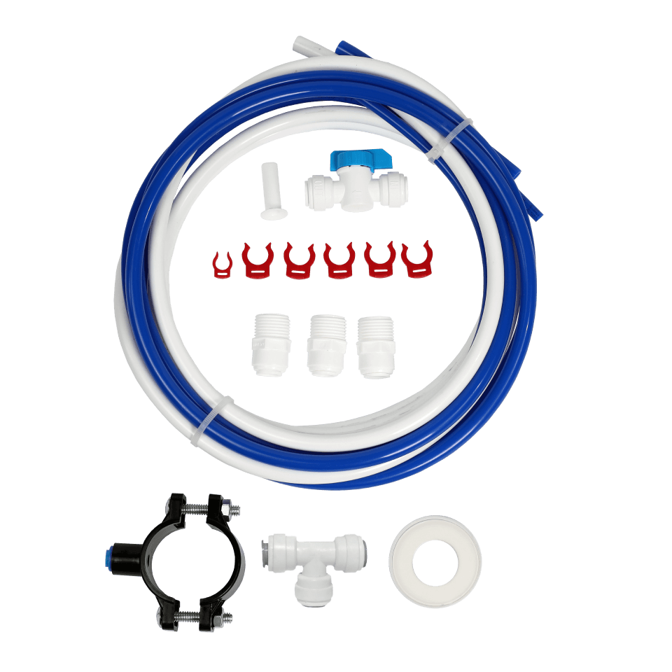 Sistem osmoza inversa profesionala Ecosoft RoBust 1500, membrana 500 GPD, debit direct fara bazin, pompa booster inclusa, filtrare in 4 stadii