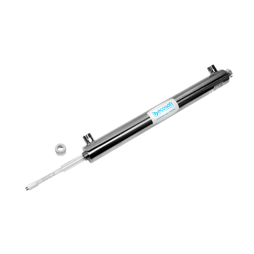 Sterilizator UV apa Ecosoft E720, lampa 40W, debit 2.7 m3/h, carcasa inox, conexiune 1 inch