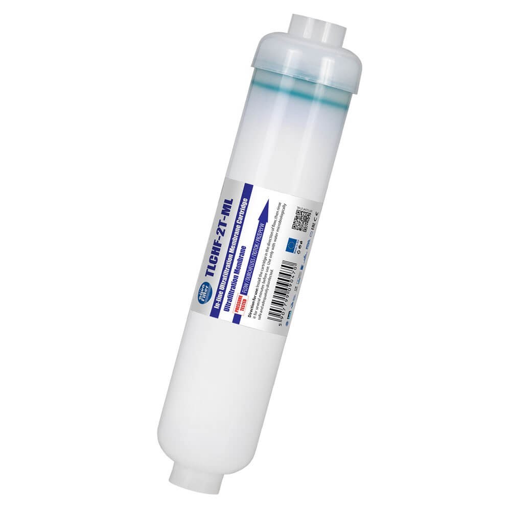 Cartus de ultrafiltrare Aquafilter AF-CL-UF, membrana ultracapilara 0.02 microni, dimensiuni 10.8x2 inch, retine bacterii si virusuri pastrand mineralele