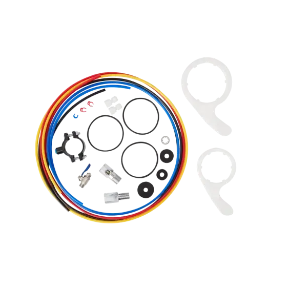 Sistem osmoza inversa Ecosoft Absolute, 75 GPD, membrana 0.0001 microni, cu remineralizare si bazin stocare 12 litri, fara pompa, 6 stadii filtrare