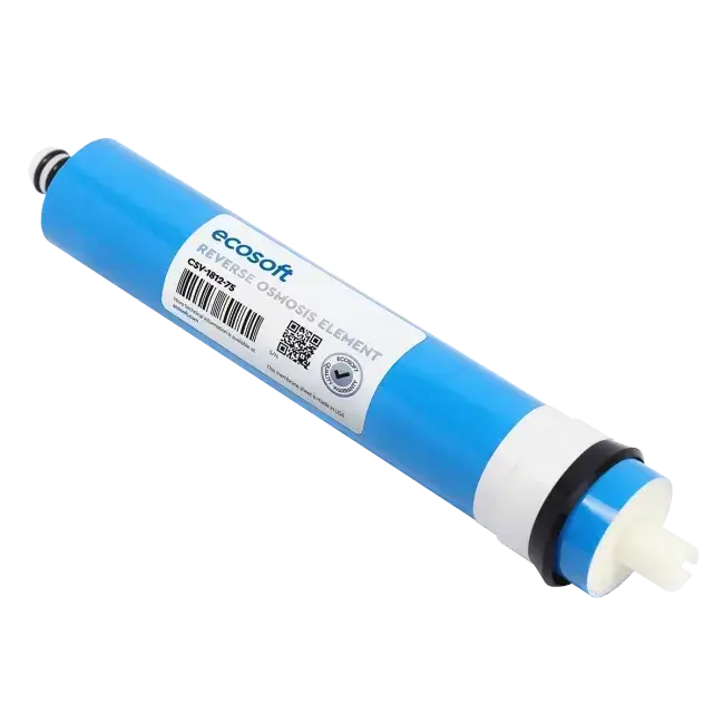 Membrana filtranta osmoza inversa Ecosoft CSV181275ECO, 75 GPD, filtrare 0.0001 microni, 280 litri/zi, eficienta pana la 96%, certificare NSF