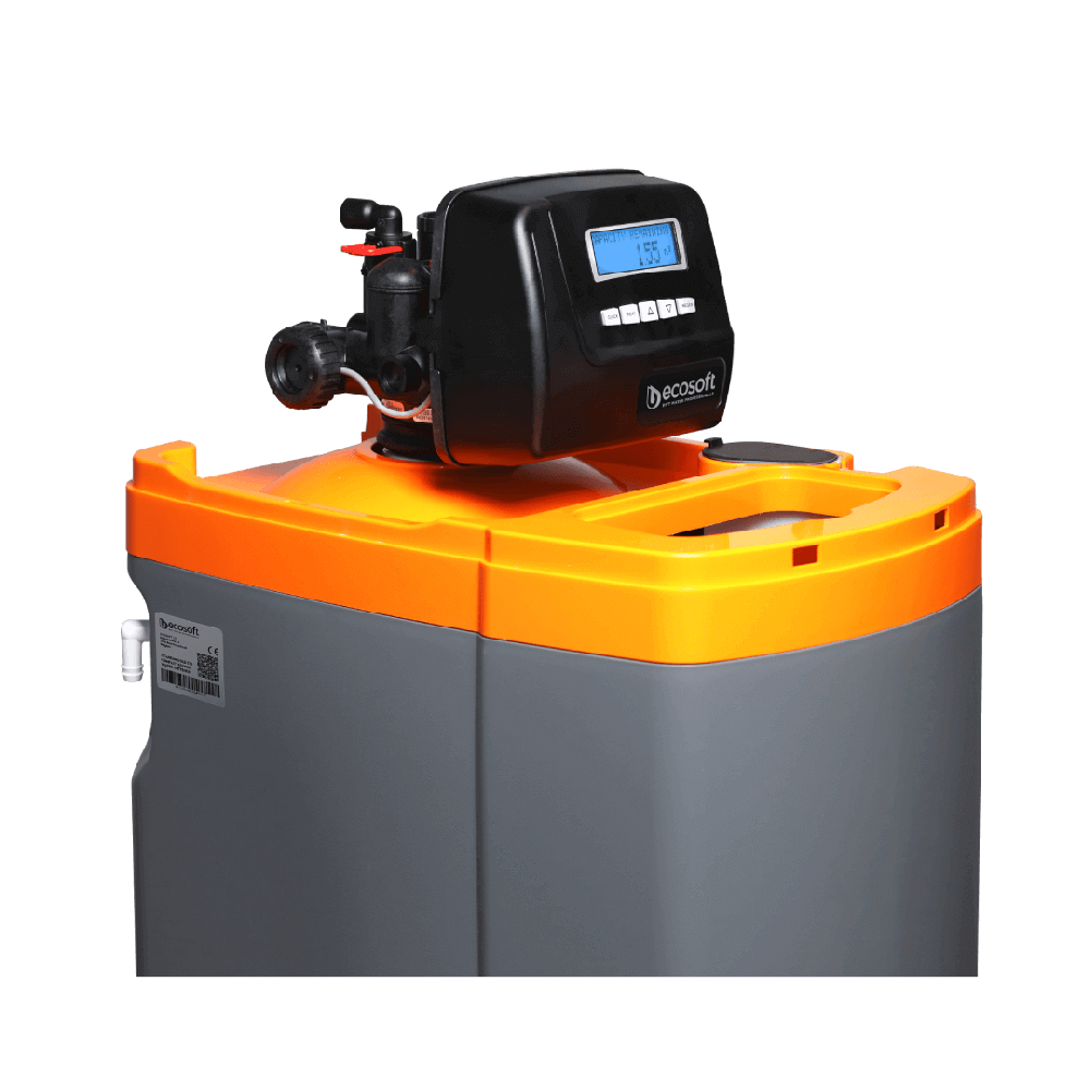 Sistem cabinet dedurizare apa Ecosoft Clack Titanium 1035 CI, 25 litri rasina Ecomix C, valva Clack WS1 CE, filtrare 5 stadii, debit 1.2 m3/h