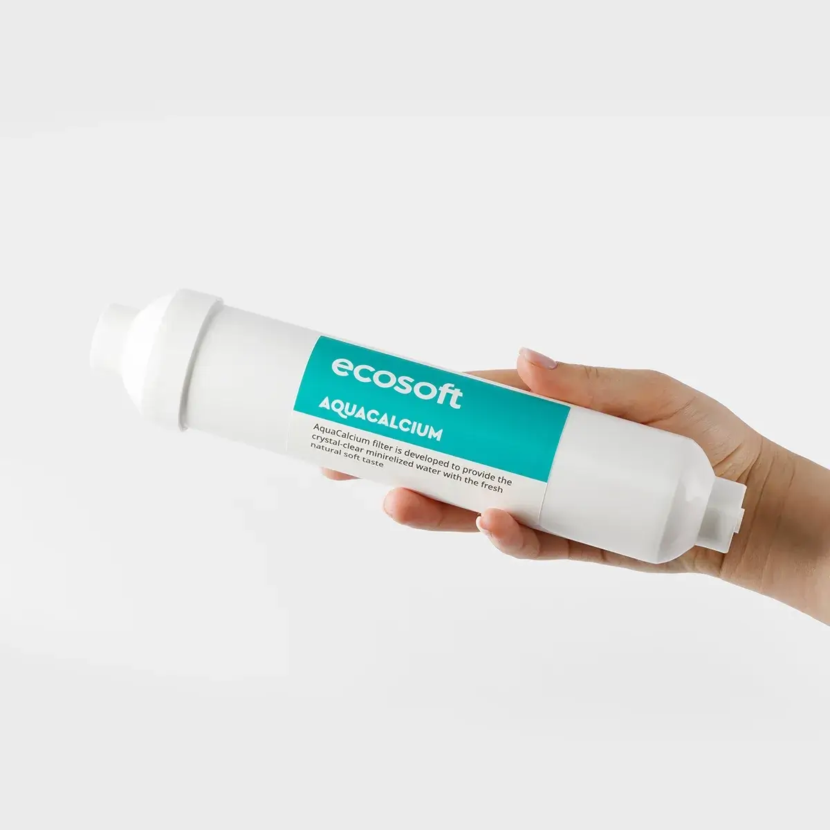 Set 5 cartușe filtrare Ecosoft Calcium, remineralizare Aquacalcium și postfiltrare, filtrare 1 micron, mufe rapide, durată 6 luni, pentru osmoză inversă
