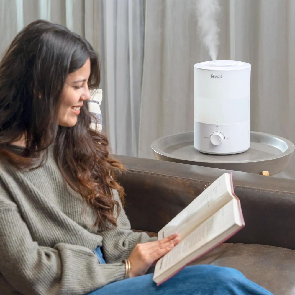 Umidificator de Aer LEVOIT Dual 150 Ultrasonic, Rezervor 3l, Silentios, Aromaterapie, Autonomie 25 Ore (Dual150)