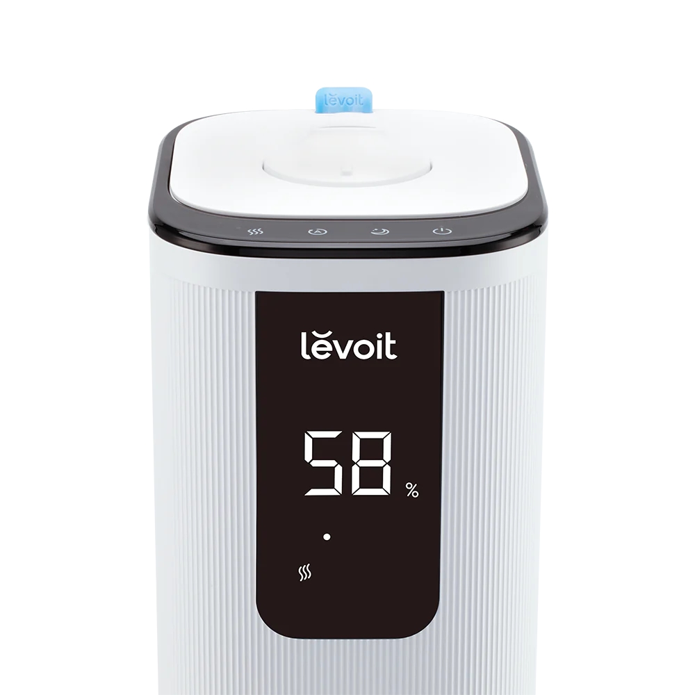 Umidificator LEVOIT - OasisMist 1000S Smart Ultrasonic Cool Mist Tower, Autonomie 100 ore, Control Voce , Telecomanda, Rezervor 10 L (OASIS1000)