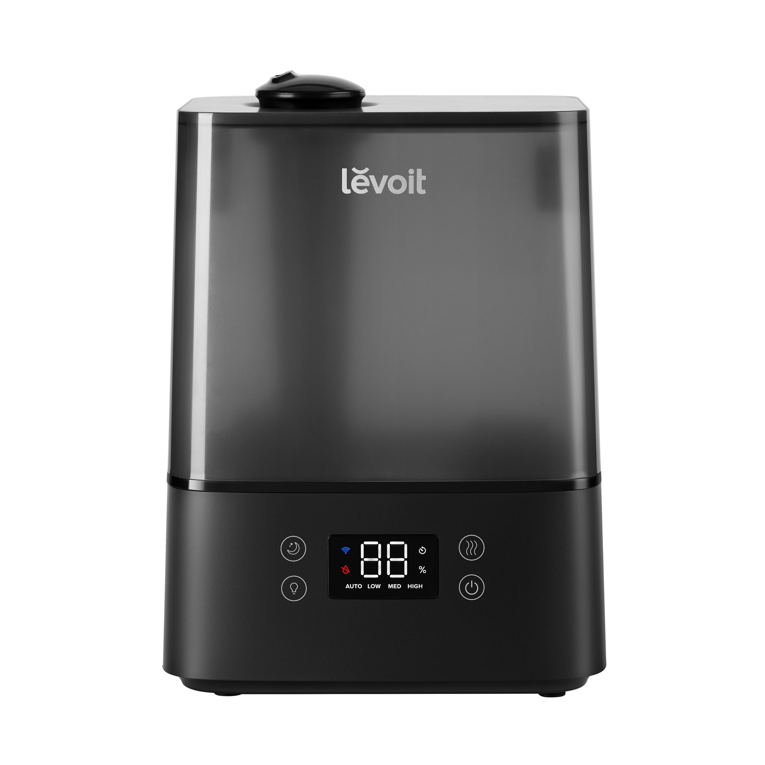 Umidificator de aer Levoit Classic 300S PRO, Rezervor 6L, Super Silentios, Aplicatie Smart, Senzor Umiditate, Functie AUTO, Aromaterapie, Autonomie 60 ore, Design Black (Classic300SPRO)