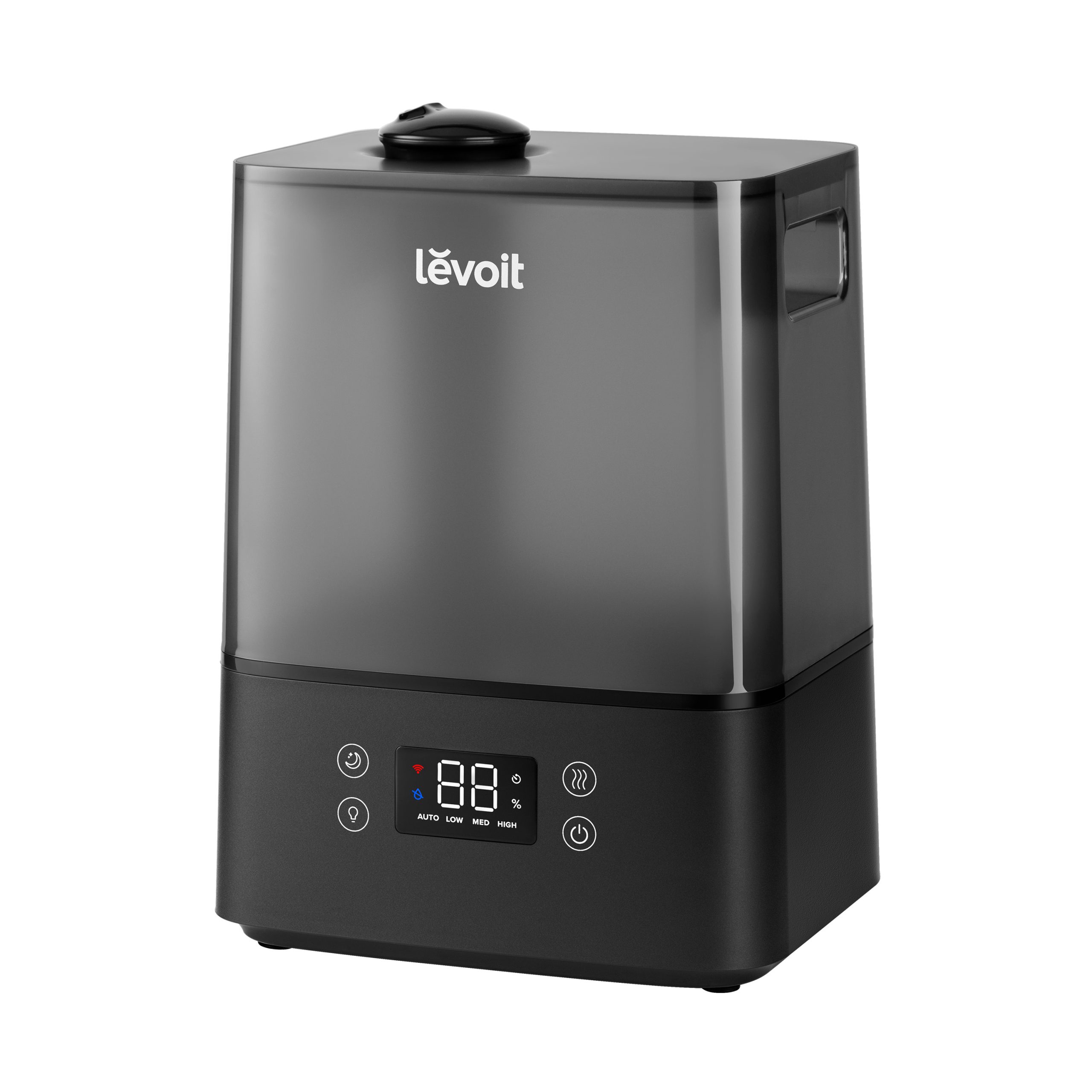 Umidificator de aer Levoit Classic 300S PRO, Rezervor 6L, Super Silentios, Aplicatie Smart, Senzor Umiditate, Functie AUTO, Aromaterapie, Autonomie 60 ore, Design Black (Classic300SPRO)