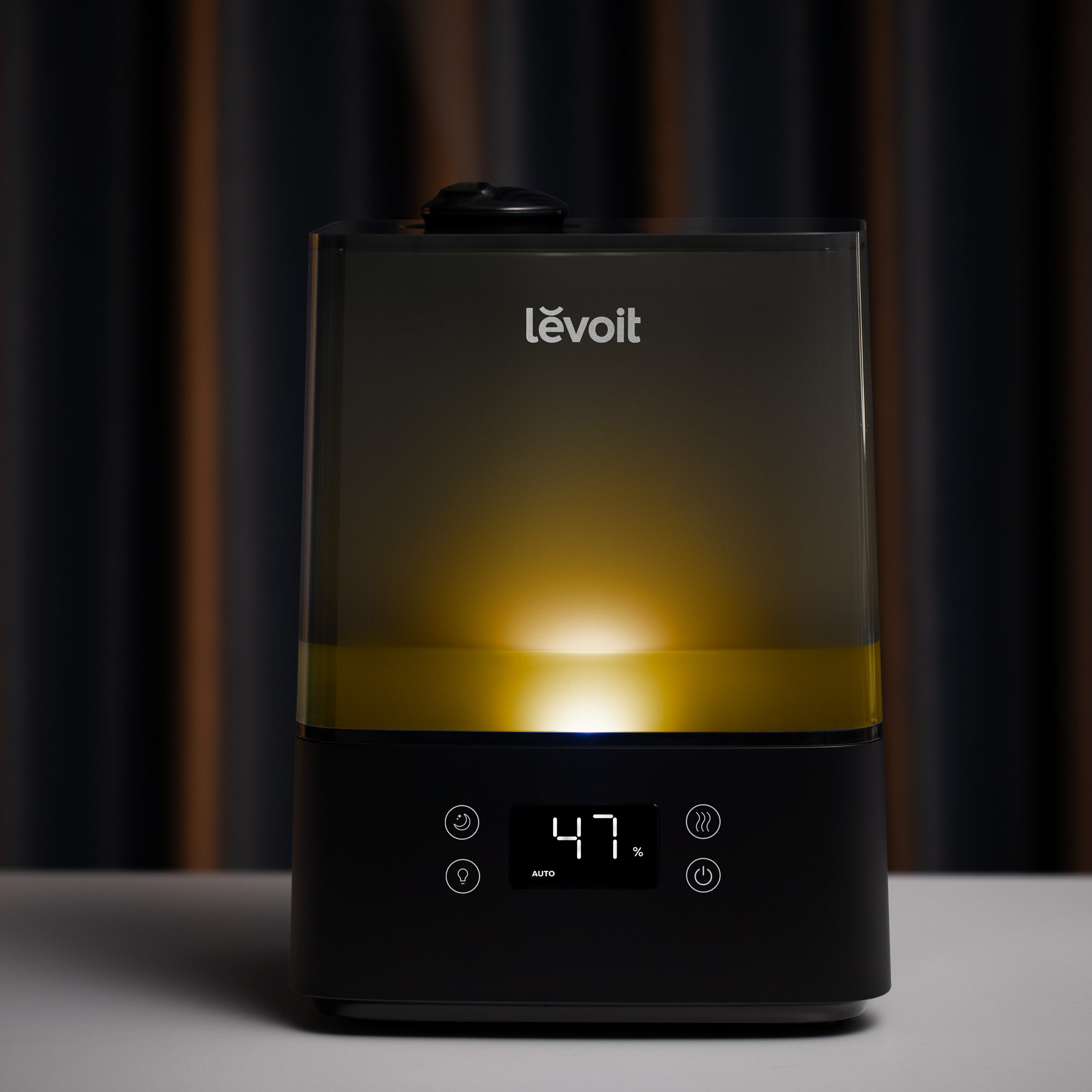 Umidificator de aer Levoit Classic 300S PRO, Rezervor 6L, Super Silentios, Aplicatie Smart, Senzor Umiditate, Functie AUTO, Aromaterapie, Autonomie 60 ore, Design Black (Classic300SPRO)