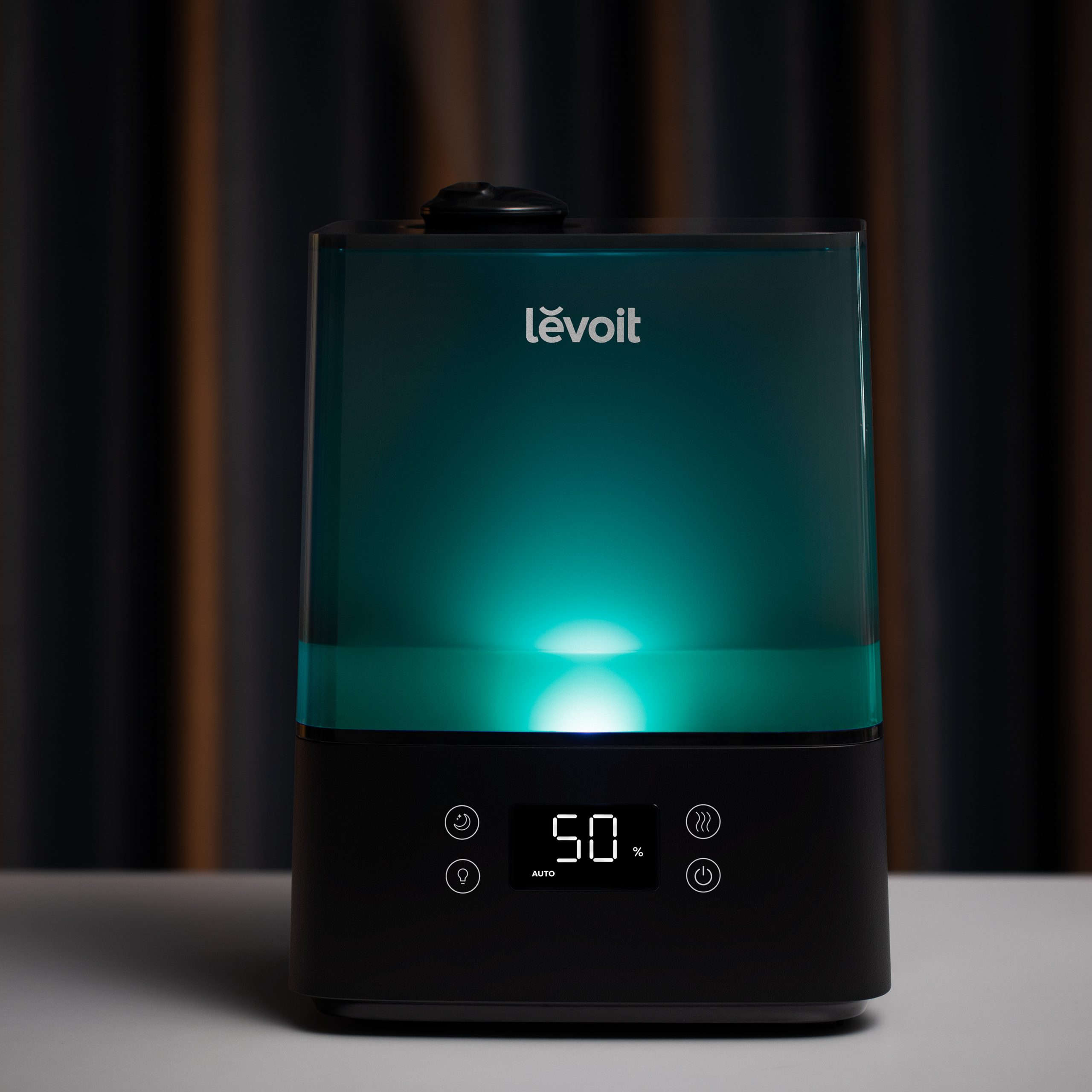 Umidificator de aer Levoit Classic 300S PRO, Rezervor 6L, Super Silentios, Aplicatie Smart, Senzor Umiditate, Functie AUTO, Aromaterapie, Autonomie 60 ore, Design Black (Classic300SPRO)