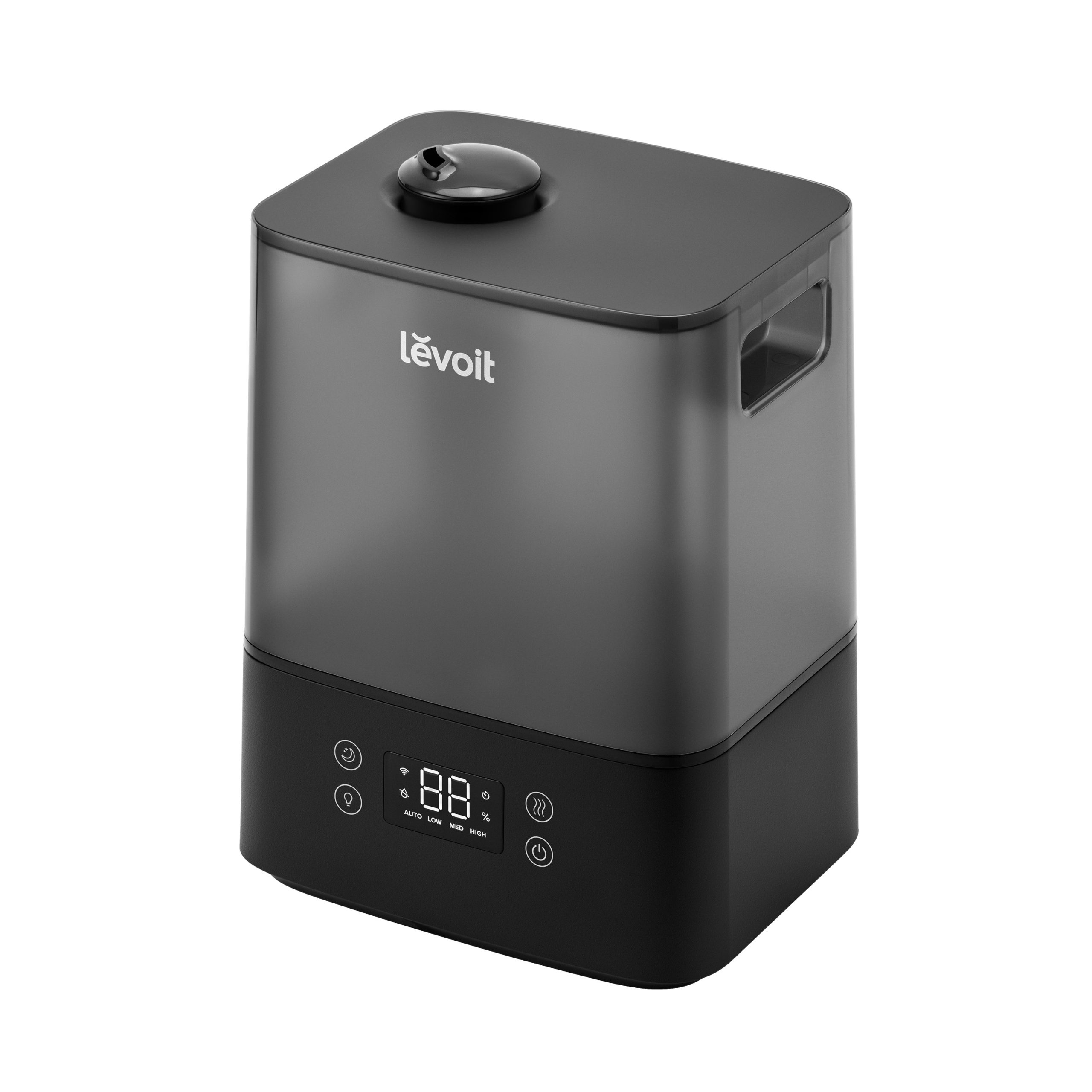 Umidificator de aer Levoit Classic 300S PRO, Rezervor 6L, Super Silentios, Aplicatie Smart, Senzor Umiditate, Functie AUTO, Aromaterapie, Autonomie 60 ore, Design Black (Classic300SPRO)
