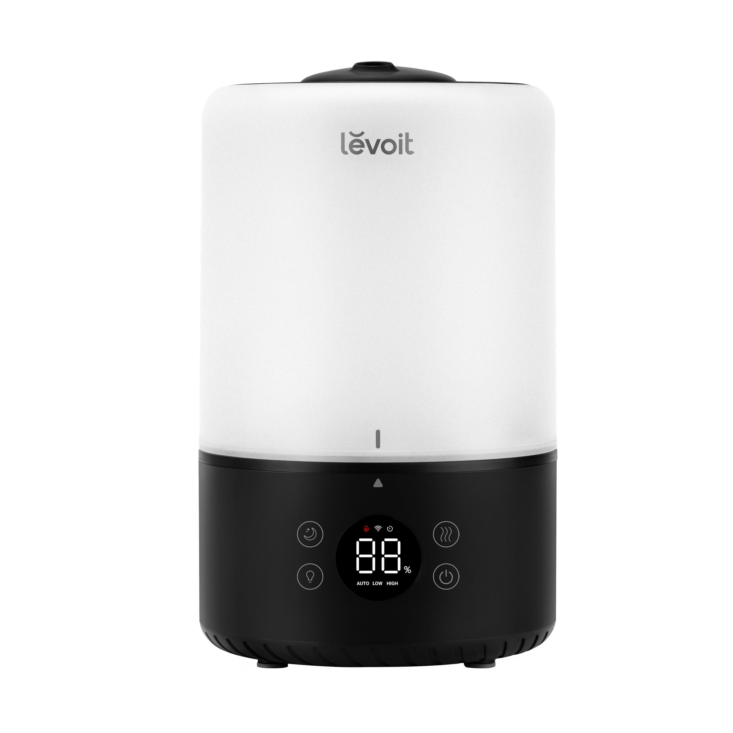 Umidificator de Aer Levoit Dual 200S PRO, SMART, WI-FI Ultrasonic, Rezervor 3l, Silentios, Aromaterapie, Functie AUTO, Autonomie 25 Ore, Design Black (Dual200SPro)