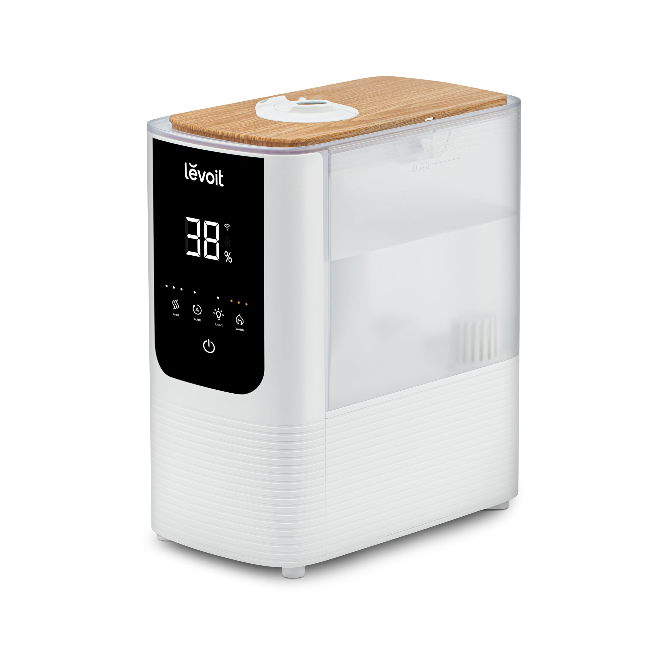 Umidificator LEVOIT - OasisMist 450S Smart Ultrasonic Cool Mist Tower, Autonomie 45 ore , Rezervor 4,5 L (OASIS450)