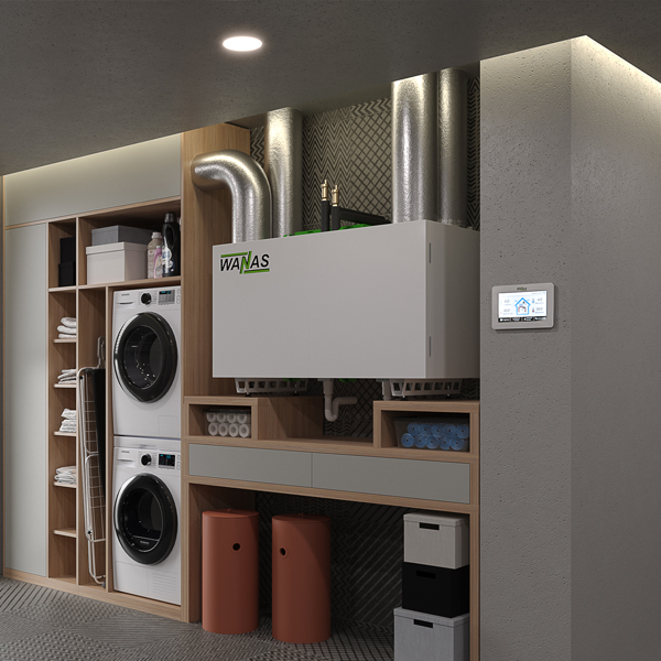 Wanas 630 V Light Centrala Ventilatie cu Recuperare de Caldura (COMBO630LIGHT)