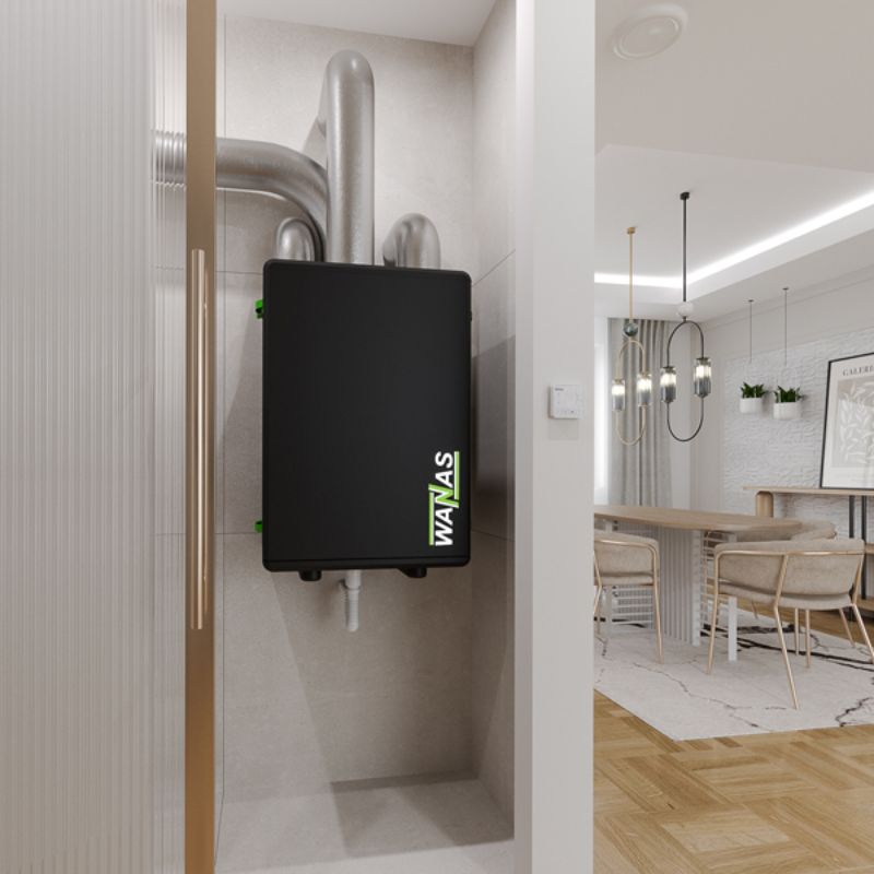 Wanas Black 200V XF Centrala Ventilatie cu Recuperare de Caldura (Wanas200VBLACKXF)