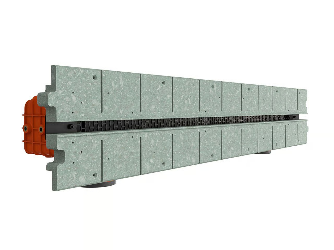 Grilă de ventilație încastrată în rigips Ergovent PRO PUZZLE 1000, 75 mm (PRO+PUZZLE1000)